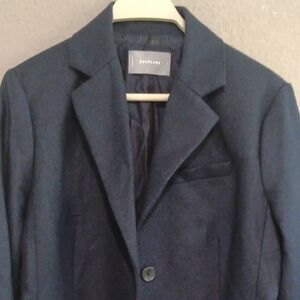 Everlane Dark Navy Wool-Blend Blazer